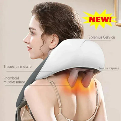 3D Kneading Massage Pillow – Smart Relief for Neck, Shoulders & Back