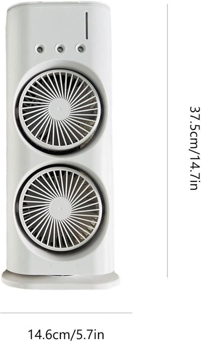 Double Ended Spray Fan – Stay Cool Anytime