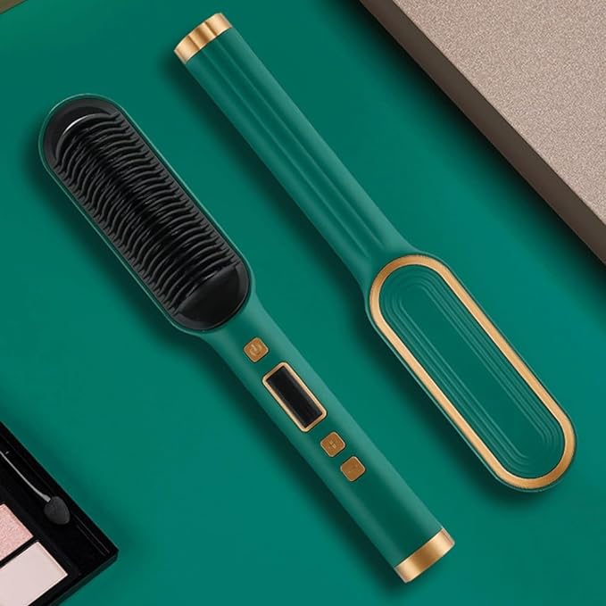 2-in-1 Hair Straightener Comb – Instant Smoothing & Styling Brush for All Hair Types