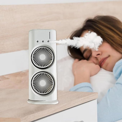 Double Ended Spray Fan – Stay Cool Anytime