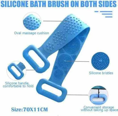Body Back Scrubber – Double-Sided Deep Cleansing