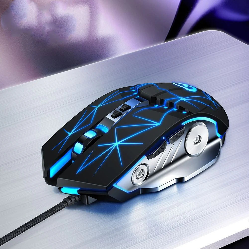SilentGlow USB Gaming Optical Mouse