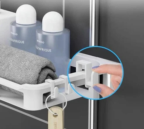 Multi-Layer Bathroom Rack – Stylish Storage for a Clutter-Free Bathroom